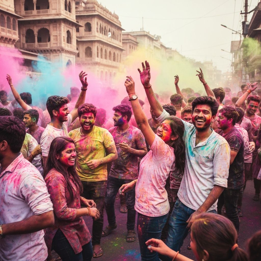 Holi in Mathura & Vrindavan